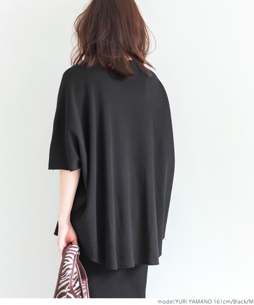 coca(coca)(コカ)の「ラフワッフルモモンガトップス(Tシャツ/カットソー・レディース・ブラック/チャコールグレー・M/L)」の14枚目の写真