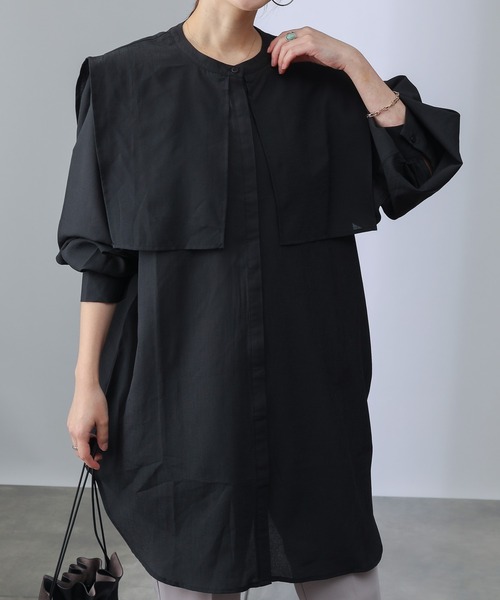 COLONY 2139（コロニートゥーワンスリーナイン）の「セーラーカラーブラウス（シャツ/ブラウス・レディース・ブラック/オフホワイト・FREE）」の2枚目の写真