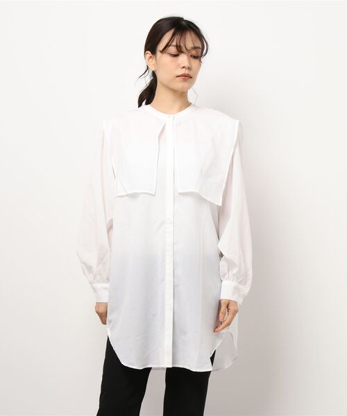 COLONY 2139（コロニートゥーワンスリーナイン）の「セーラーカラーブラウス（シャツ/ブラウス・レディース・ブラック/オフホワイト・FREE）」の14枚目の写真