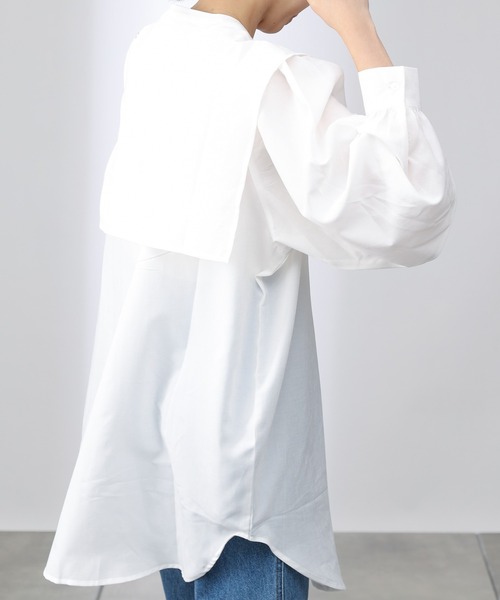 COLONY 2139（コロニートゥーワンスリーナイン）の「セーラーカラーブラウス（シャツ/ブラウス・レディース・ブラック/オフホワイト・FREE）」の15枚目の写真