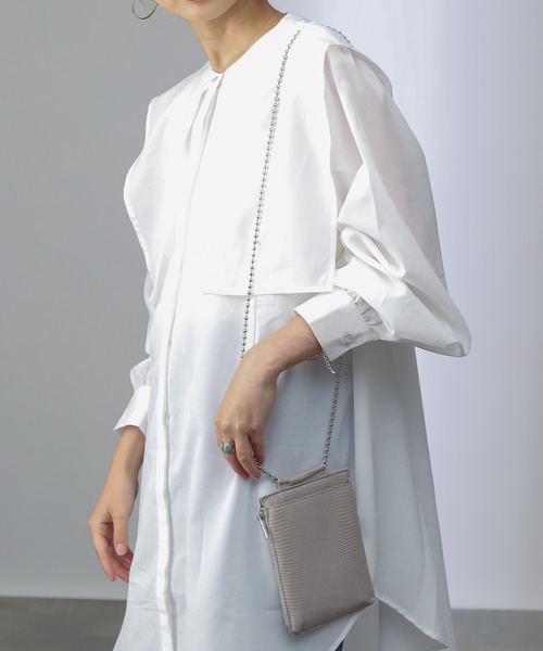 COLONY 2139（コロニートゥーワンスリーナイン）の「セーラーカラーブラウス（シャツ/ブラウス・レディース・ブラック/オフホワイト・FREE）」の9枚目の写真