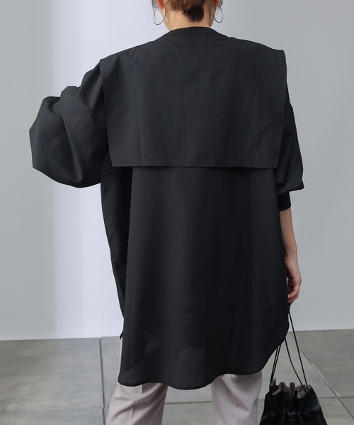 COLONY 2139（コロニートゥーワンスリーナイン）の「セーラーカラーブラウス（シャツ/ブラウス・レディース・ブラック/オフホワイト・FREE）」の13枚目の写真