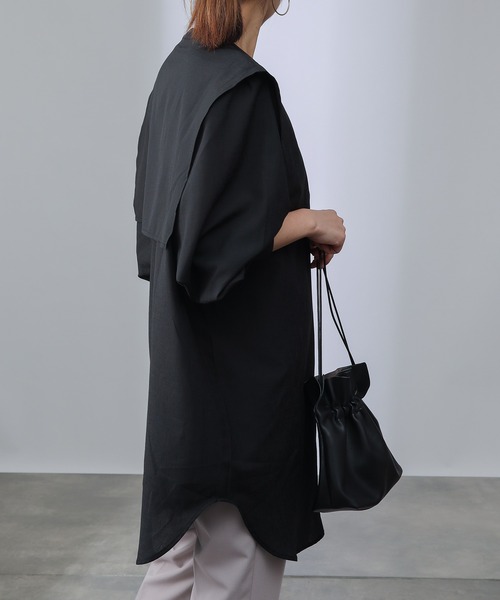 COLONY 2139（コロニートゥーワンスリーナイン）の「セーラーカラーブラウス（シャツ/ブラウス・レディース・ブラック/オフホワイト・FREE）」の19枚目の写真