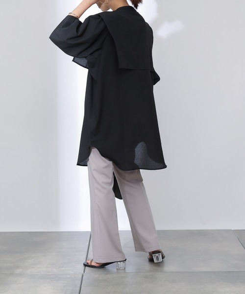 COLONY 2139（コロニートゥーワンスリーナイン）の「セーラーカラーブラウス（シャツ/ブラウス・レディース・ブラック/オフホワイト・FREE）」の11枚目の写真