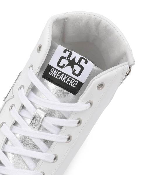 2STAR（ツースター）の「【日本限定】2STAR /ツースター/JAPAN MODEL HI CUT（スニーカー・メンズ・ホワイト・41/42/43/40）」の6枚目の写真
