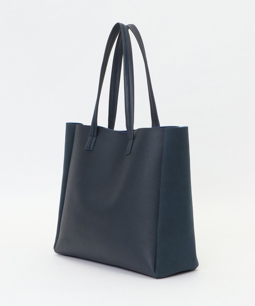 ikka(イッカ)の「シュリンクワイドトートバッグ(トートバッグ・メンズ・ライトグレー/ブラック/オリーブ/ネイビー・FREE)」の5枚目の写真