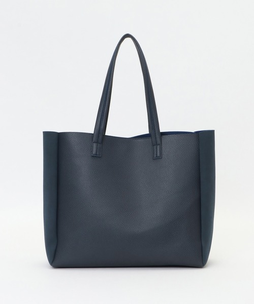 ikka(イッカ)の「シュリンクワイドトートバッグ(トートバッグ・メンズ・ライトグレー/ブラック/オリーブ/ネイビー・FREE)」の6枚目の写真