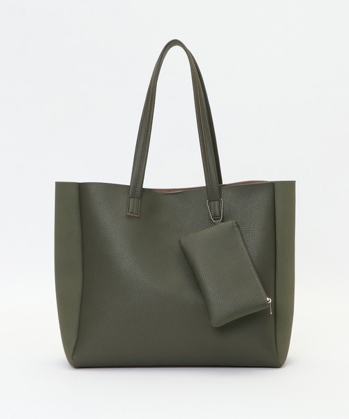 ikka(イッカ)の「シュリンクワイドトートバッグ(トートバッグ・メンズ・ライトグレー/ブラック/オリーブ/ネイビー・FREE)」の19枚目の写真