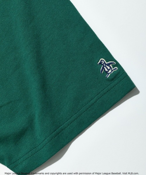 Munsingwear Grand-Slam(マンシングウェア グランドスラム)の「MLB×Munsingwear コラボレーションTシャツ(Tシャツ/カットソー・メンズ・グレー/ホワイト/グリーン・S/L/XL/M)」の7枚目の写真