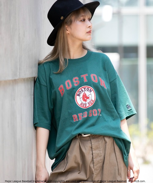 Munsingwear Grand-Slam(マンシングウェア グランドスラム)の「MLB×Munsingwear コラボレーションTシャツ(Tシャツ/カットソー・メンズ・グレー/ホワイト/グリーン・S/L/XL/M)」の10枚目の写真