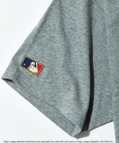 Munsingwear Grand-Slam(マンシングウェア グランドスラム)の「MLB×Munsingwear コラボレーションTシャツ(Tシャツ/カットソー・メンズ・グレー/ホワイト/グリーン・S/L/XL/M)」の14枚目の写真
