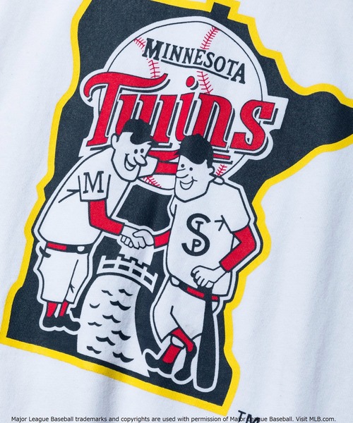 Munsingwear Grand-Slam(マンシングウェア グランドスラム)の「MLB×Munsingwear コラボレーションTシャツ(Tシャツ/カットソー・メンズ・グレー/ホワイト/グリーン・S/L/XL/M)」の18枚目の写真