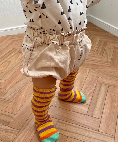 SANSeLF(サンセルフ)の「【SANSeLF】cotton balloon pants sank21a004(その他パンツ・キッズ・ライトブルー/アイボリー・S/M/L)」の2枚目の写真