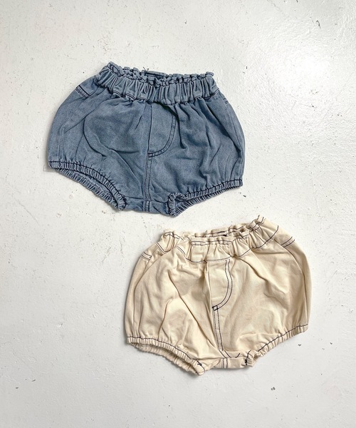 SANSeLF(サンセルフ)の「【SANSeLF】cotton balloon pants sank21a004(その他パンツ・キッズ・ライトブルー/アイボリー・S/M/L)」の13枚目の写真