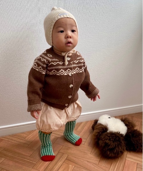 SANSeLF(サンセルフ)の「【SANSeLF】cotton balloon pants sank21a004(その他パンツ・キッズ・ライトブルー/アイボリー・S/M/L)」の8枚目の写真