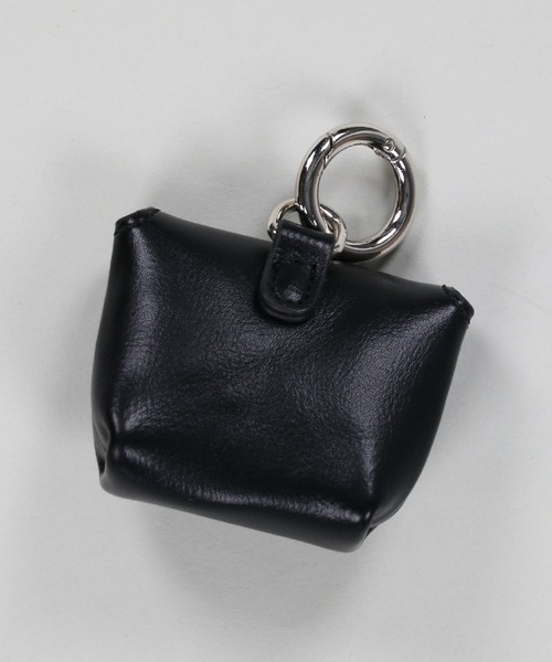 SPINNS(スピンズ)の「【組み合わせ自由自在】フェイクレザーカスタムバッグ ミニケース(ポーチ・レディース・アイボリー/ブラック/アニマル/チェック/グリーン/ブラック系その他・ONESIZE)」の11枚目の写真