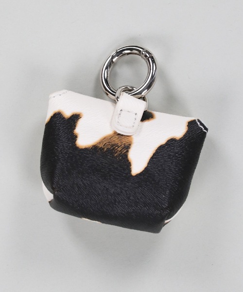 SPINNS(スピンズ)の「【組み合わせ自由自在】フェイクレザーカスタムバッグ ミニケース(ポーチ・レディース・アイボリー/ブラック/アニマル/チェック/グリーン/ブラック系その他・ONESIZE)」の10枚目の写真