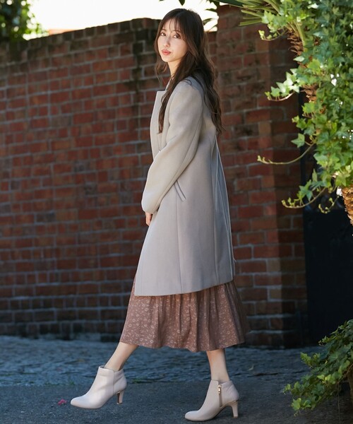 ANY SIS(エニィスィス)の「ノーカラー コート(その他アウター・レディース・ベージュ系/ネイビー系/アイボリー系・3/2/1)」の5枚目の写真