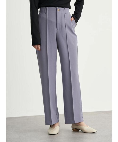 earth music&ecology（アースミュージックアンドエコロジー）の「センターシームフレアパンツ ＊（その他パンツ・レディース・ブラウン/イエロー/ライトパープル/ライトベージュ・S/M）」の8枚目の写真