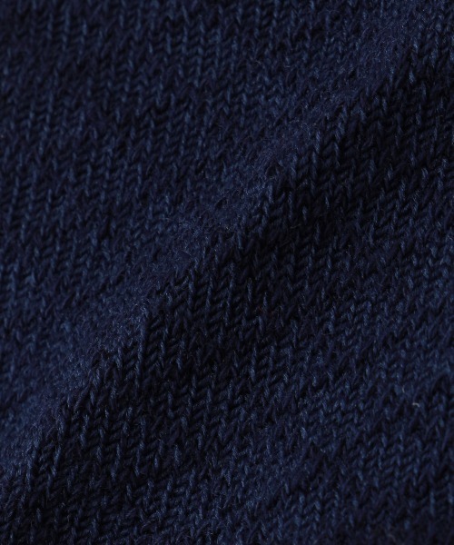 kladskap（クレードスコープ）の「リンゴ刺しゅうフロートクルーソックス（ソックス/靴下・キッズ・アイボリー/ネイビー・SS/L/S/M）」の6枚目の写真