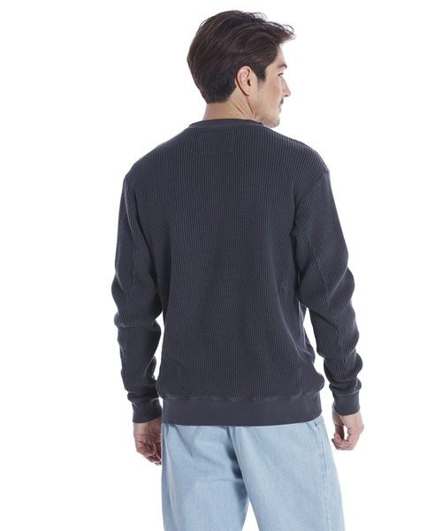 Quiksilver(クイックシルバー)の「MELLOW WASH POCKET C/クイックシルバーワッフルロンT(スウェット・メンズ・ホワイト/チャコールグレー/ベージュ/ブルー・MEDIUM/LARGE/X-LARGE/SMALL)」の7枚目の写真