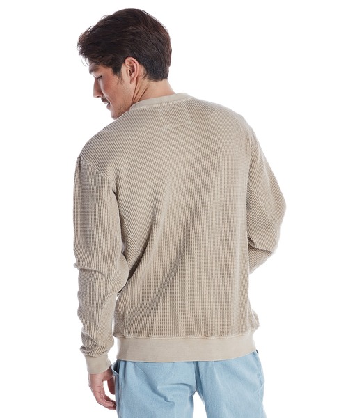 Quiksilver(クイックシルバー)の「MELLOW WASH POCKET C/クイックシルバーワッフルロンT(スウェット・メンズ・ホワイト/チャコールグレー/ベージュ/ブルー・MEDIUM/LARGE/X-LARGE/SMALL)」の6枚目の写真