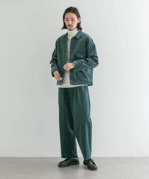 URBAN RESEARCH（アーバンリサーチ）の「『UR TECH』10Wコーデュロイブルゾン（ブルゾン・メンズ・ネイビー/ブルー系その他/オフホワイト・MEDIUM/LARGE）」の15枚目の写真