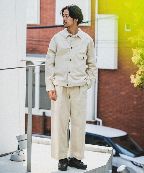 URBAN RESEARCH（アーバンリサーチ）の「『UR TECH』10Wコーデュロイブルゾン（ブルゾン・メンズ・ネイビー/ブルー系その他/オフホワイト・MEDIUM/LARGE）」の4枚目の写真