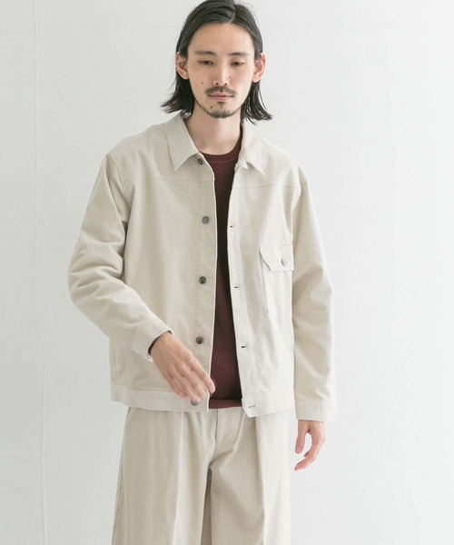 URBAN RESEARCH（アーバンリサーチ）の「『UR TECH』10Wコーデュロイブルゾン（ブルゾン・メンズ・ネイビー/ブルー系その他/オフホワイト・MEDIUM/LARGE）」の13枚目の写真