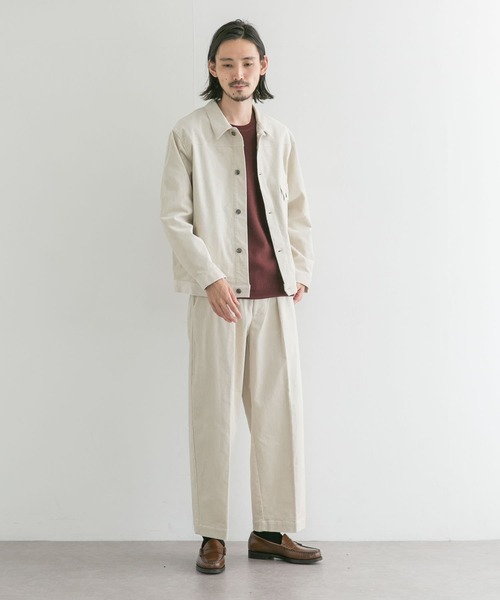 URBAN RESEARCH（アーバンリサーチ）の「『UR TECH』10Wコーデュロイブルゾン（ブルゾン・メンズ・ネイビー/ブルー系その他/オフホワイト・MEDIUM/LARGE）」の8枚目の写真