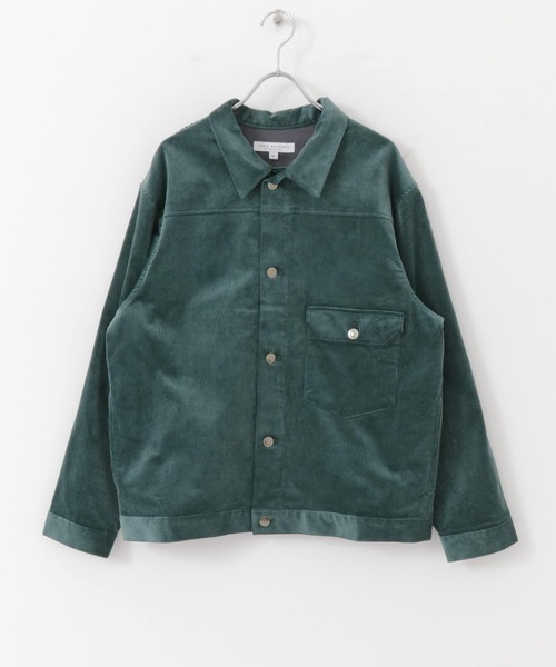 URBAN RESEARCH（アーバンリサーチ）の「『UR TECH』10Wコーデュロイブルゾン（ブルゾン・メンズ・ネイビー/ブルー系その他/オフホワイト・MEDIUM/LARGE）」の5枚目の写真