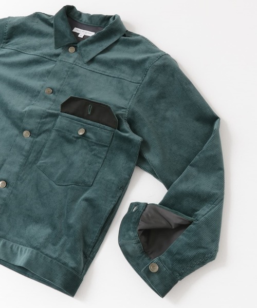 URBAN RESEARCH（アーバンリサーチ）の「『UR TECH』10Wコーデュロイブルゾン（ブルゾン・メンズ・ネイビー/ブルー系その他/オフホワイト・MEDIUM/LARGE）」の14枚目の写真