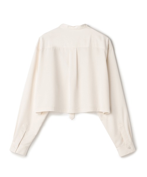 ReNorm（リノーム）の「レイヤードバンドカラーショートシャツ（シャツ/ブラウス・レディース・ブラウン/アイボリー・フリー）」の13枚目の写真