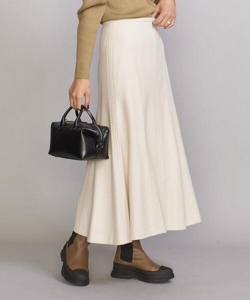 BEAUTY&YOUTH UNITED ARROWS（ビューティーアンドユースユナイテッドアローズ）の「BY フリースフレアスカート -ウォッシャブル- ∴（スカート・レディース・オフホワイト/ダークグレー/コバルトブルー・S/M/L）」の17枚目の写真