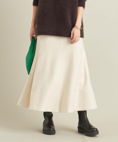 BEAUTY&YOUTH UNITED ARROWS（ビューティーアンドユースユナイテッドアローズ）の「BY フリースフレアスカート -ウォッシャブル- ∴（スカート・レディース・オフホワイト/ダークグレー/コバルトブルー・S/M/L）」の21枚目の写真