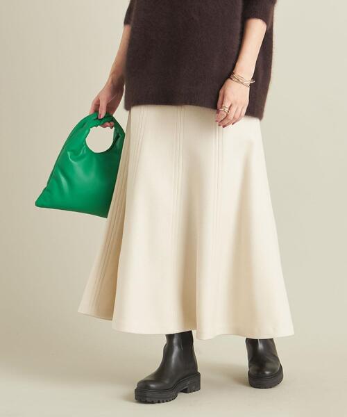 BEAUTY&YOUTH UNITED ARROWS（ビューティーアンドユースユナイテッドアローズ）の「BY フリースフレアスカート -ウォッシャブル- ∴（スカート・レディース・オフホワイト/ダークグレー/コバルトブルー・S/M/L）」の22枚目の写真