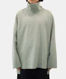 【VOAAOV】 wool ring high neck sweater