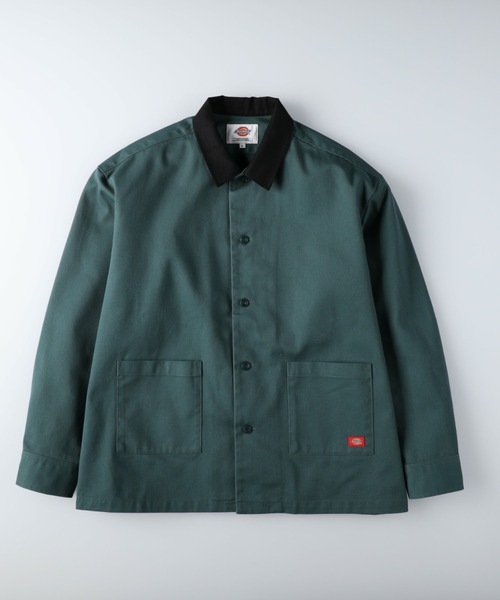 Dickies（ディッキーズ）の「【Dickies】TC素材バイカラーワークシャツ（シャツ/ブラウス・メンズ・グリーン/ブラック/ベージュ・L/M/XL）」の13枚目の写真