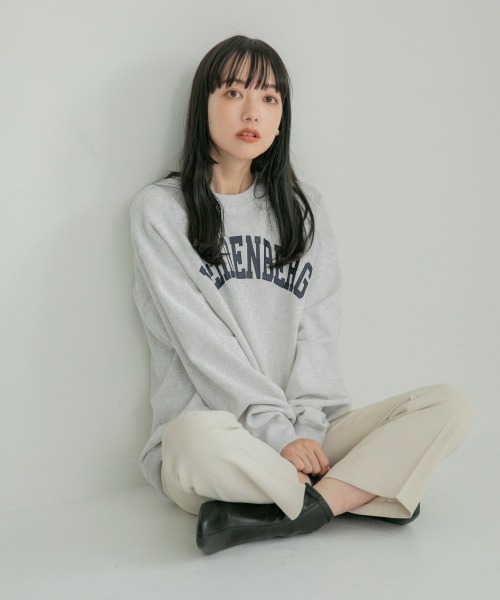 LOWRYS FARM(ローリーズファーム)の「ウラケロゴプリントプルオーバー 257976(スウェット・レディース・グレー/ブラウン/チャコールグレー・FREE)」の8枚目の写真