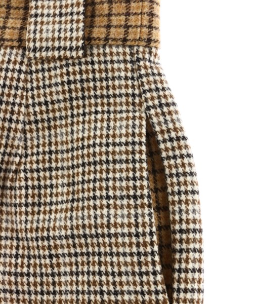 ALEXIA STAM（アリシアスタン）の「Contrast Plaid Pants Beige/コントラストプレイドパンツベージュ（その他パンツ・レディース・ベージュ・M/XS/S）」の9枚目の写真