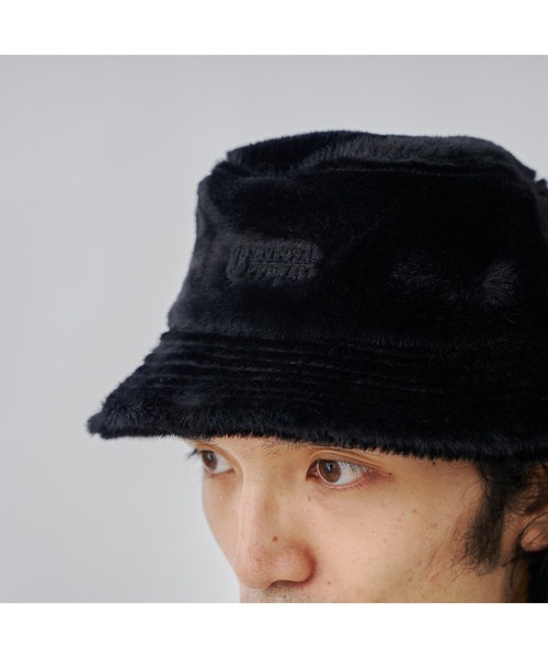 UNIVERSAL OVERALL（ユニバーサルオーバーオール）の「【UNIVERSAL OVERALL】ファーバケットハット（ハット・メンズ・ベージュ/ブラック・FREE）」の15枚目の写真