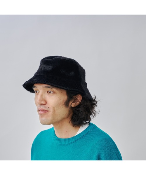UNIVERSAL OVERALL（ユニバーサルオーバーオール）の「【UNIVERSAL OVERALL】ファーバケットハット（ハット・メンズ・ベージュ/ブラック・FREE）」の17枚目の写真