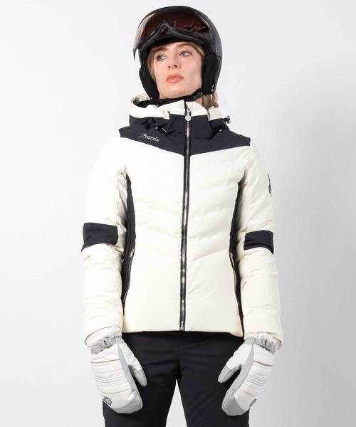 phenix(フェニックス)の「Phenix(フェニックス)【WOMENS】Phenix SKI Diamond Down Jacket/スキー スノーボード スノボ ウェア ジャケット アウター(ダウンジャケット/コート・レディース・ブラック系1/オフホワイト/ブラック系2・M/L)」の2枚目の写真