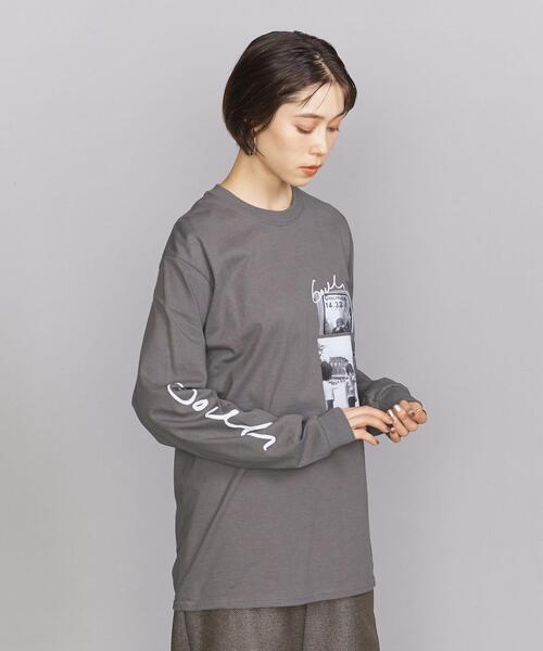 GOOD ROCK SPEED（グッドロックスピード）の「【別注】＜GOOD ROCK SPEED＞フォトプリント ロングスリーブTシャツ（Tシャツ/カットソー・レディース・ホワイト/ダークグレー・FREE）」の9枚目の写真