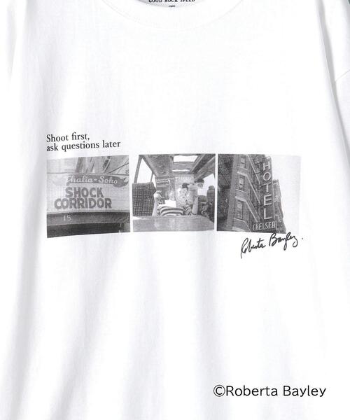 GOOD ROCK SPEED（グッドロックスピード）の「【別注】＜GOOD ROCK SPEED＞フォトプリント ロングスリーブTシャツ（Tシャツ/カットソー・レディース・ホワイト/ダークグレー・FREE）」の15枚目の写真