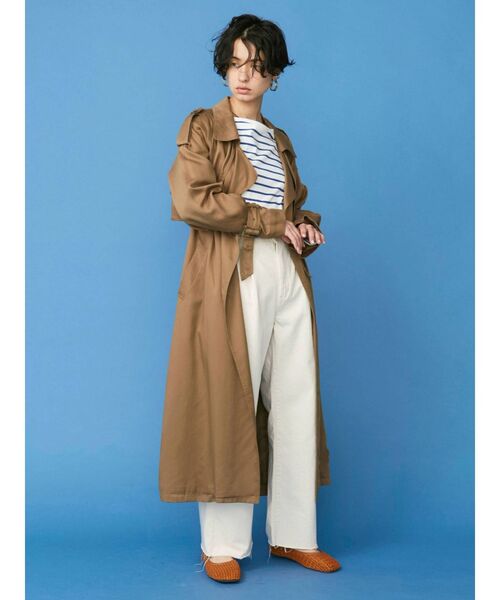 Ungrid（アングリッド）の「ボートネックボーダーロングスリーブTee（Tシャツ/カットソー・レディース・ピンク/ブルー・FREE）」の18枚目の写真