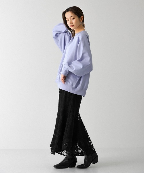 KBF（ケイビーエフ）の「レースマーメイドスカート（スカート・レディース・ブラック/ベージュ・ONE）」の6枚目の写真