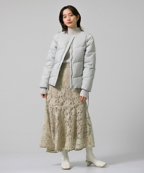 KBF（ケイビーエフ）の「レースマーメイドスカート（スカート・レディース・ブラック/ベージュ・ONE）」の10枚目の写真