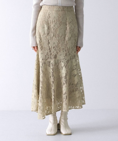 KBF（ケイビーエフ）の「レースマーメイドスカート（スカート・レディース・ブラック/ベージュ・ONE）」の13枚目の写真