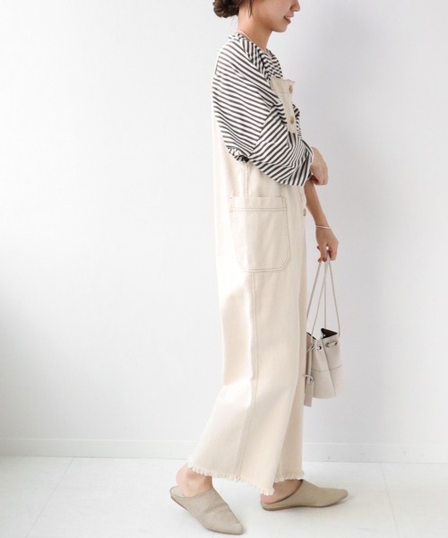 JOURNAL STANDARD relume（ジャーナルスタンダード　レリューム）の「【UNDYED】生成りデニムオールインワン◆（サロペット/オーバーオール・レディース・ナチュラル・FREE）」の11枚目の写真